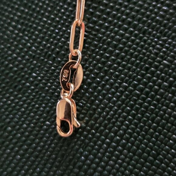 paper clip design bracelet - Picture 4 of 14